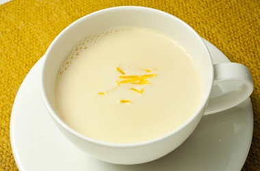 豆乳レシピ　ゆずジンジャーミルク